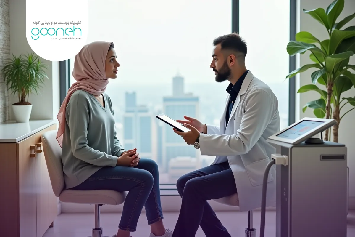 مقایسه آر اف فرکشنال و لیزر CO2؛ اینفوگرافیک تفاوت‌ها