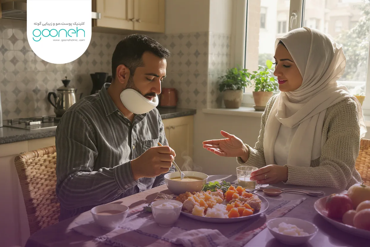 مایعات، الکترولیت و ویتامین‌ها در تغذیه بعد از ساکشن غبغب