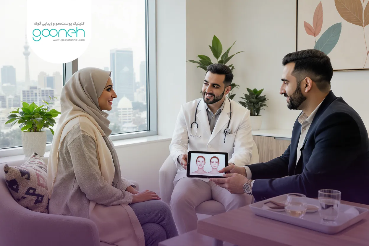 تفاوت بوکال فت و ساکشن غبغب به‌صورت تصویری