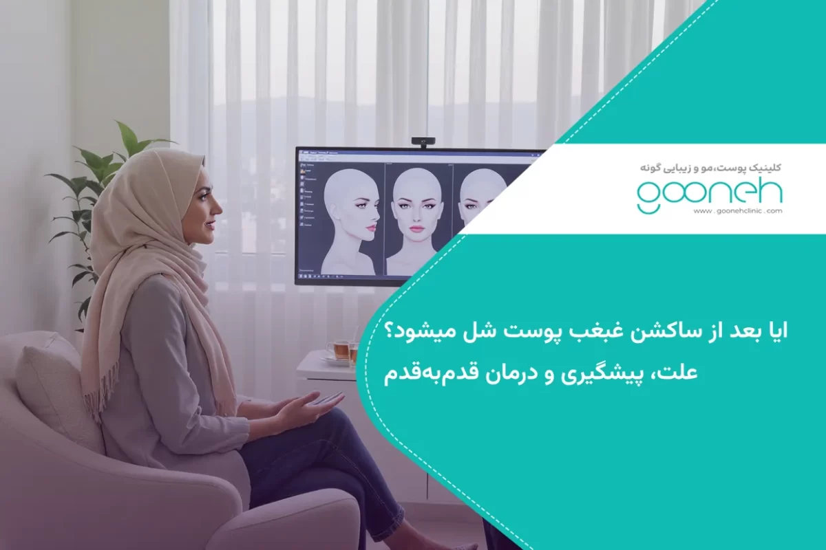 ایا بعد از ساکشن غبغب پوست شل میشود
