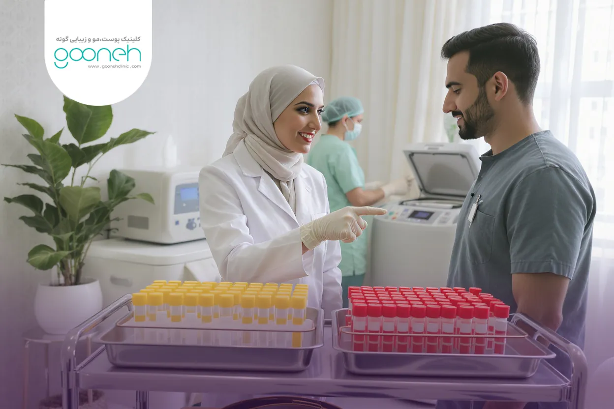 Difference between PRP and PRF تفاوت پی ار پی و پی ار اف در کاربردهای پوستی و درمان ریزش مو