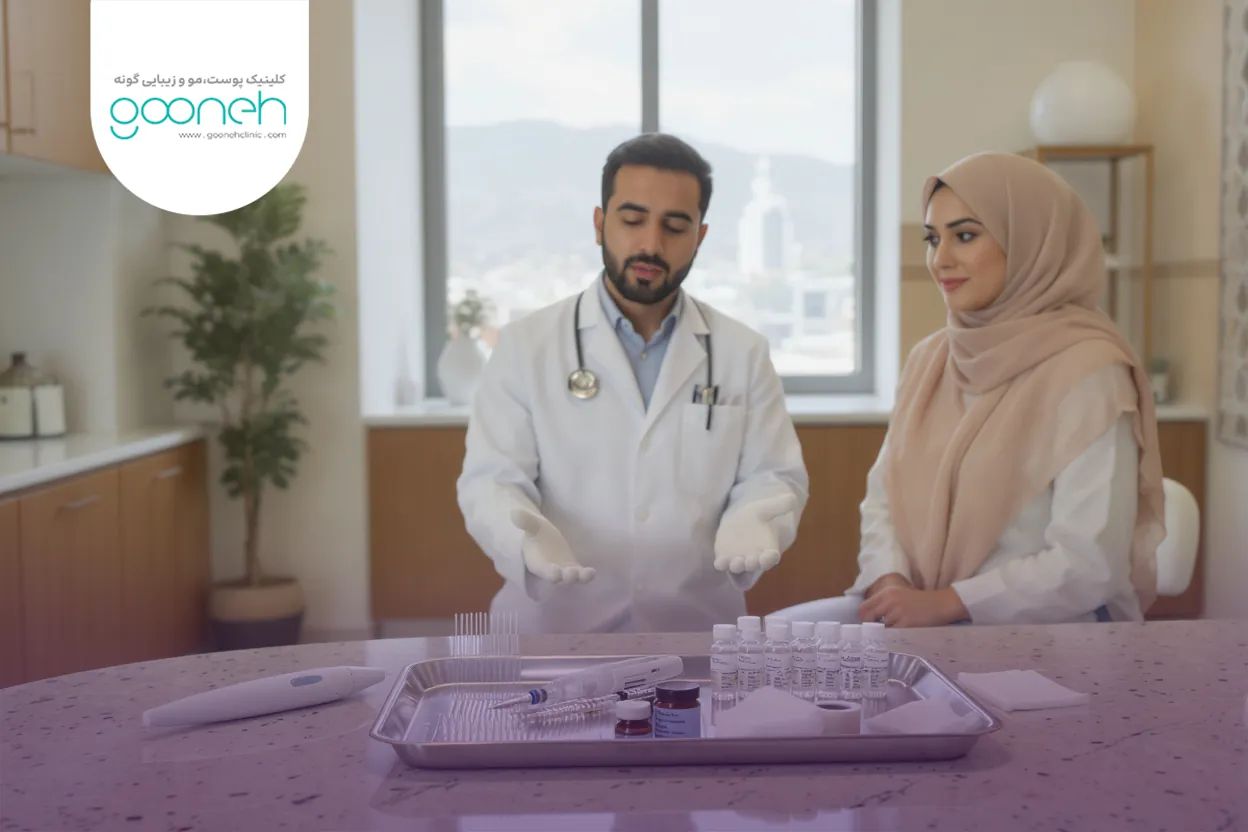 Difference between mesoneedling and mesotherapy 2 تصویر شماتیک تفاوت مزونیدلینگ و مزوتراپی روی پوست