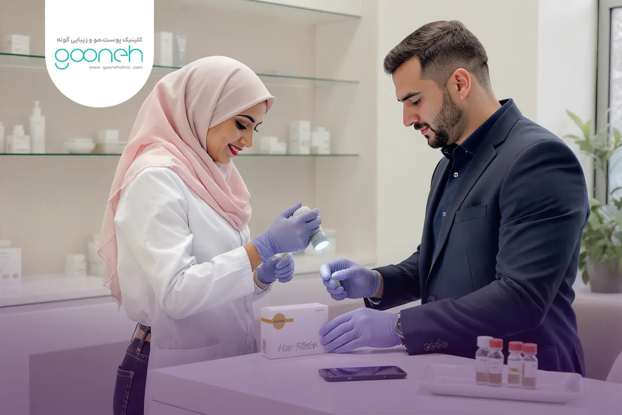 بررسی بسته‌بندی برای تشخیص هیر فیلر اصل و تقلبی