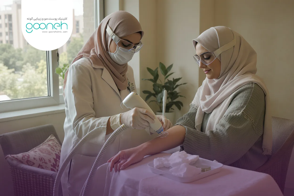 لیزر موهای زائد ونک