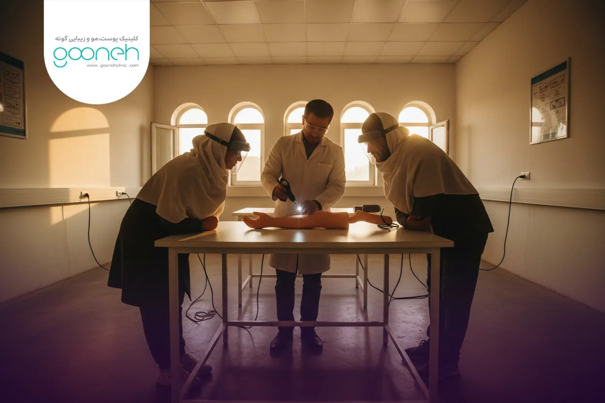 How laser hair removal works 2 مراحل تبدیل نور لیزر به گرما در ریشه مو