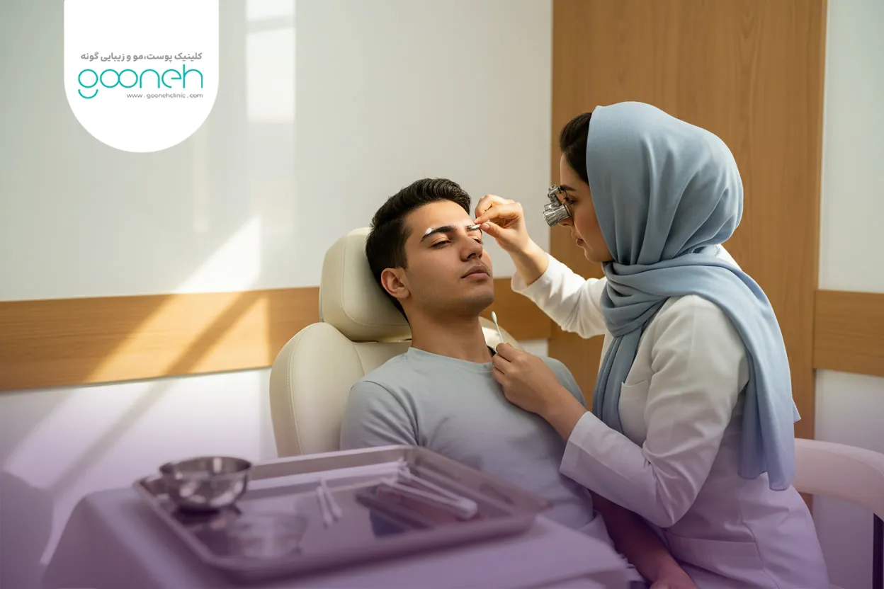 بازگشت به کار بعد از کاشت ابرو بر اساس نوع شغل و شدت فعالیت