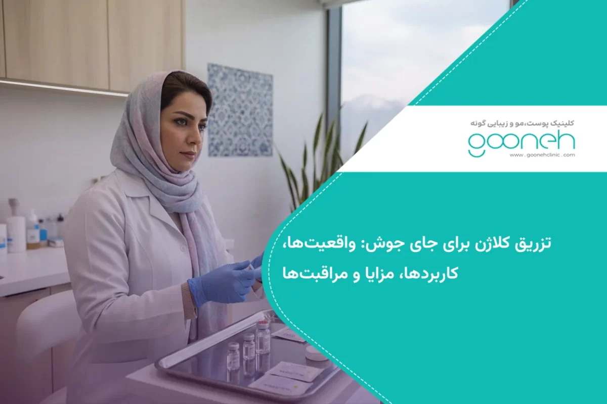 تزریق کلاژن برای جای جوش