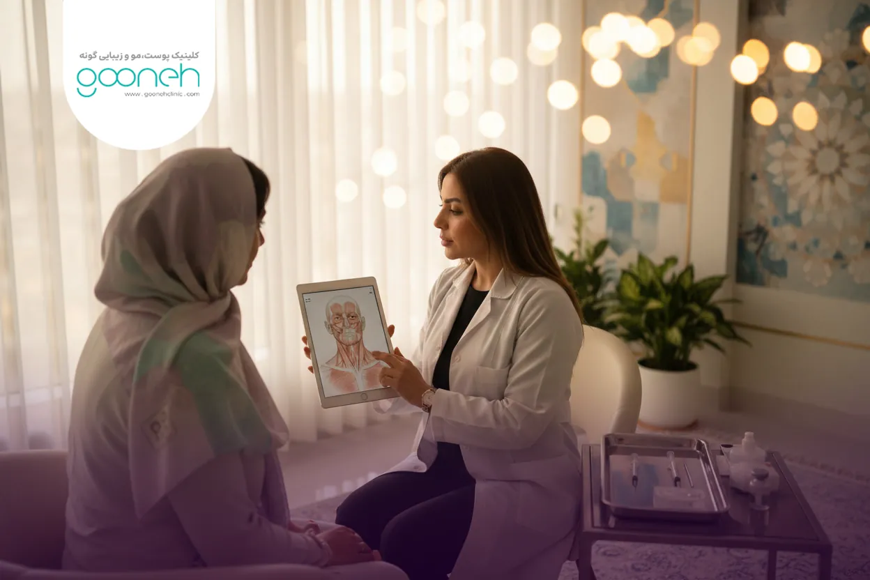 بوتاکس گردن برای خطوط گردن