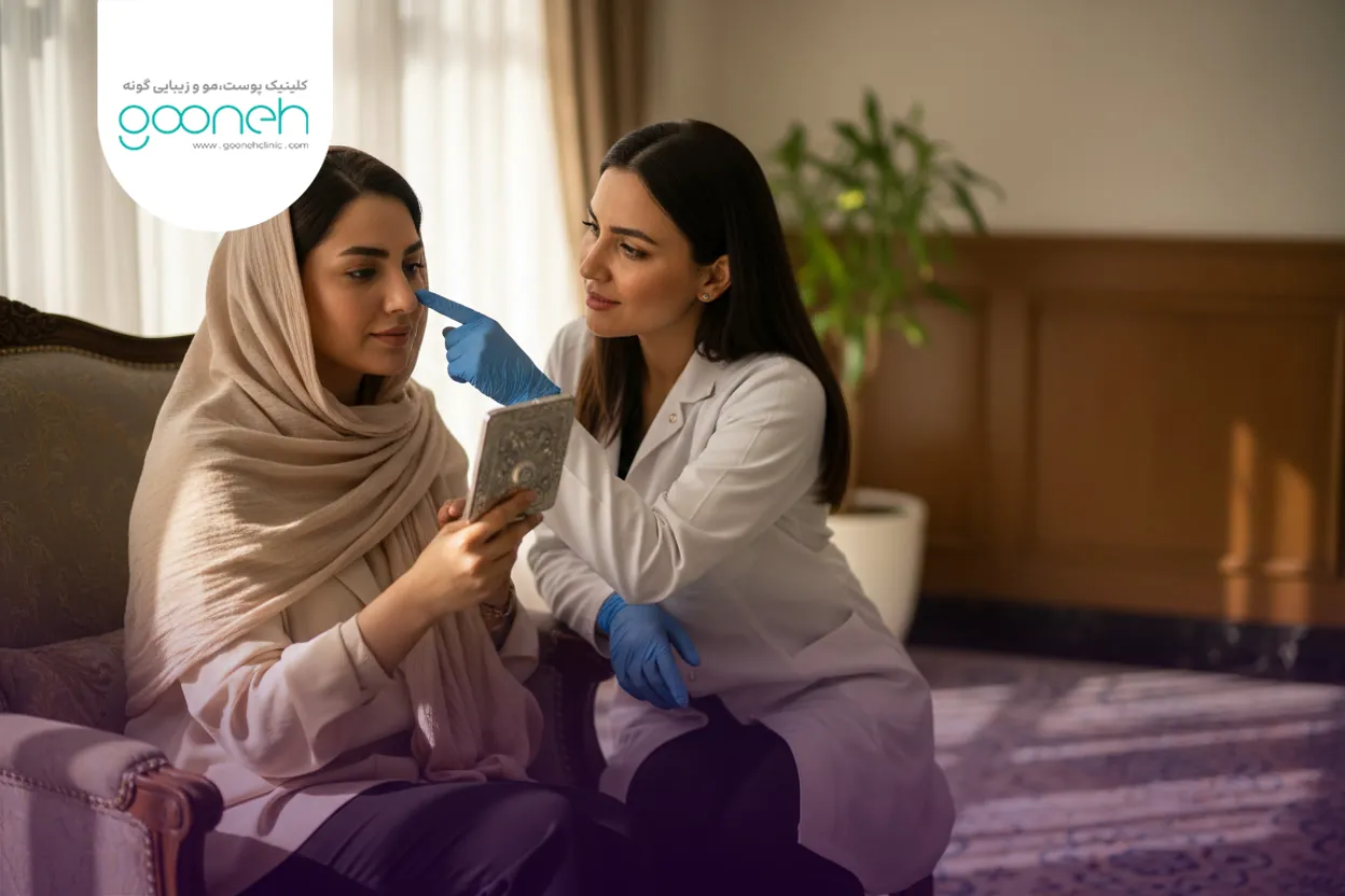 بوتاکس بینی برای خطوط خرگوشی