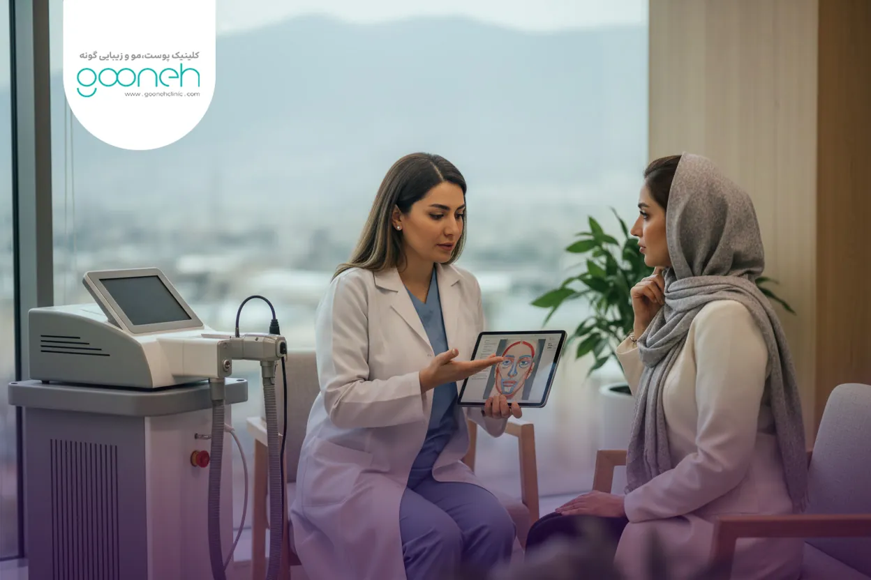 Treatment for acne scars and facial pitting درمان جای جوش و چاله های صورت