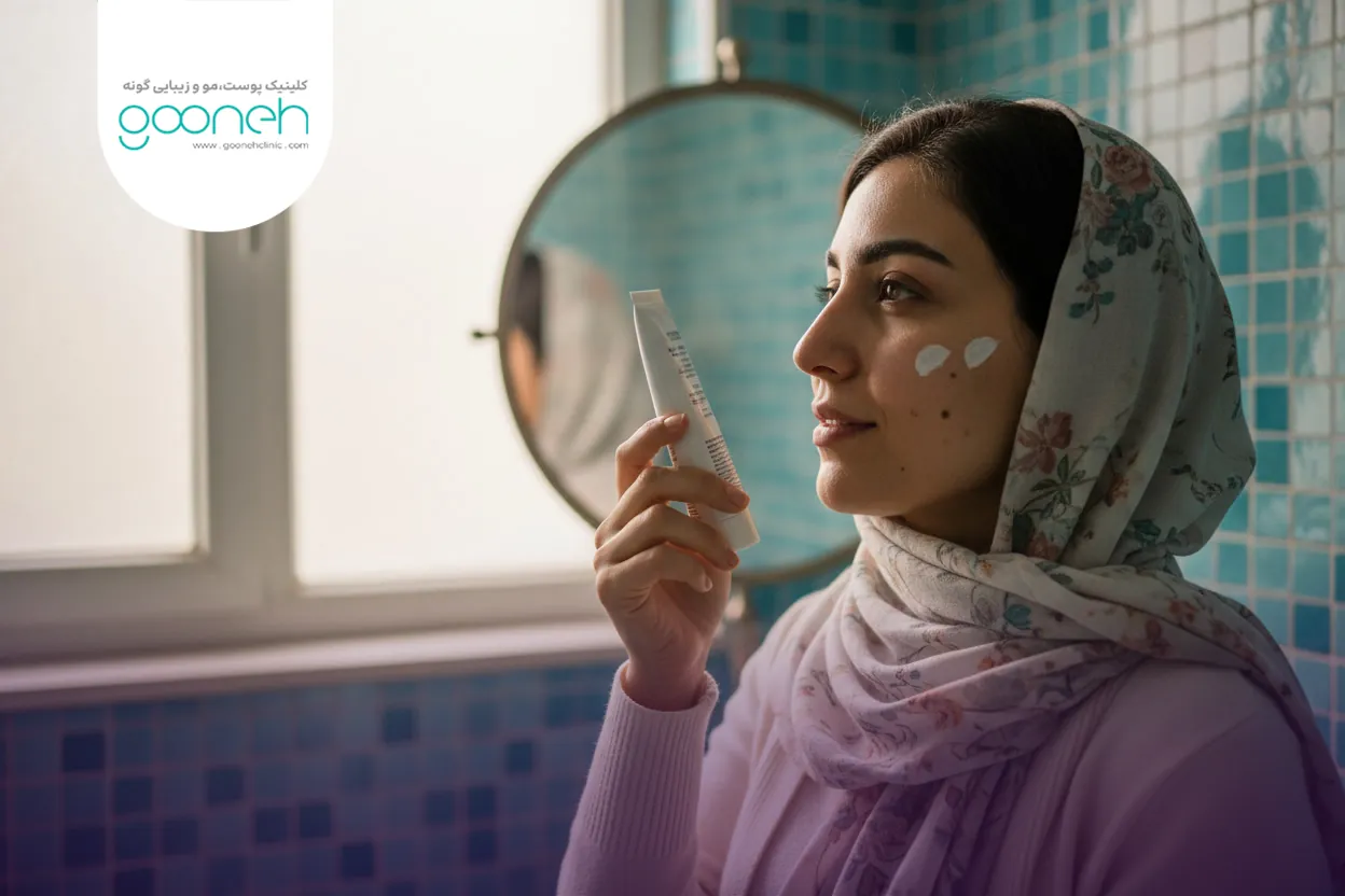 لک صورت با چی از بین میره