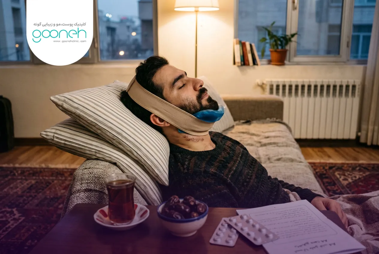 مراقبت‌های پس از تخلیه غبغب و اثر بر نتیجه