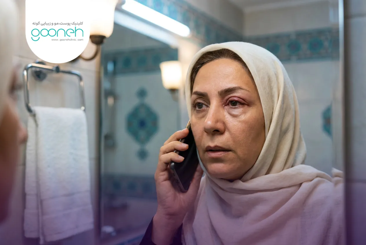 علائم هشدار پس از جراحی پلک در دیابت