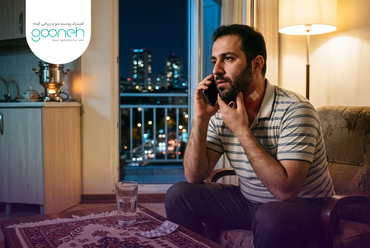 علائم هشدار پس از ساکشن یا هایفو غبغب