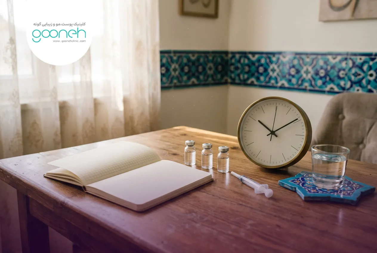 تعداد جلسات و فاصله بین جلسات مزو غبغب